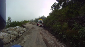 The road up to Darjeeling was very steel and slow
